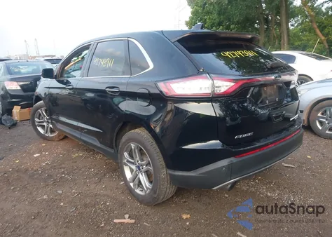 2016 Ford Edge Titanium from USA, damaged, VIN 2FMPK4K97GBB22967
